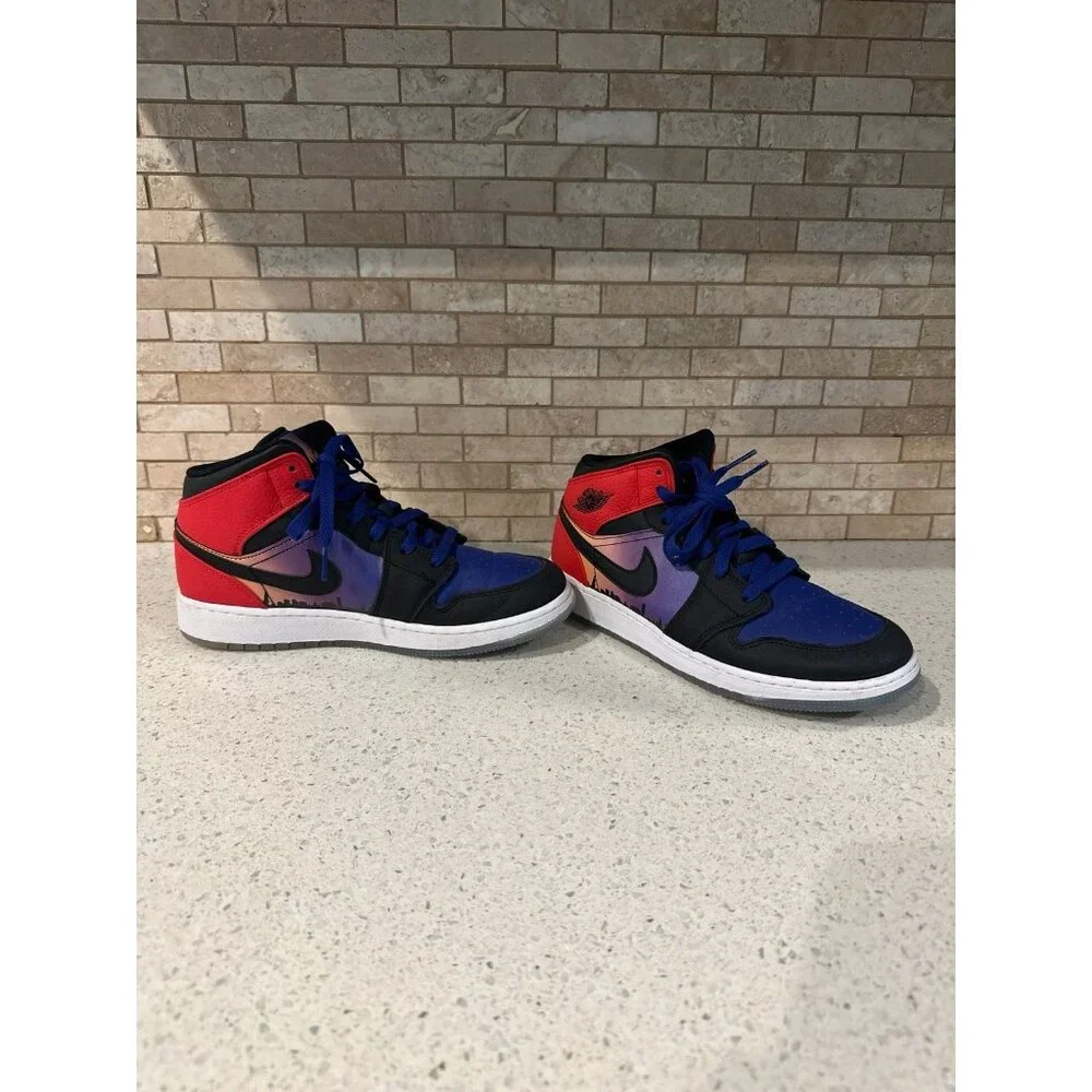 Nike Air Jordan 1‎ Mid SS GS Skyline